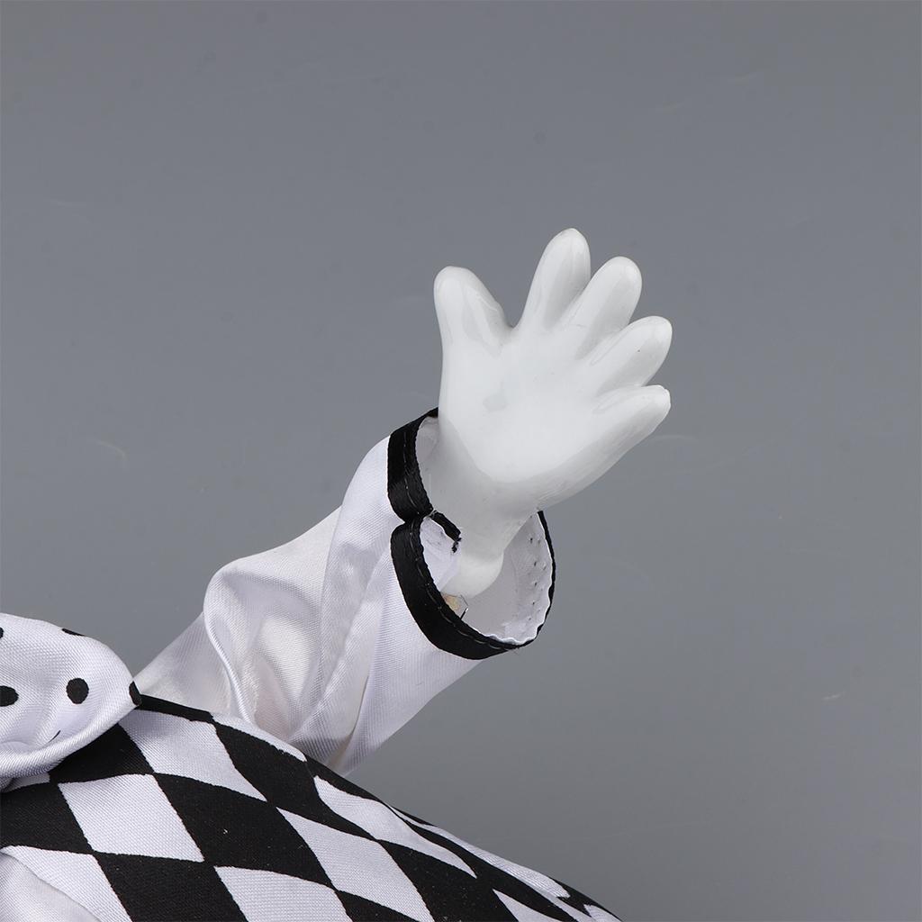 Vintage Collectible Clowns - 面白い磁器製ピエロ人形、ヴィンテージセラミックハーレクイン、コレクターズアイテム、手作り工芸品、子供と大人のための玩具