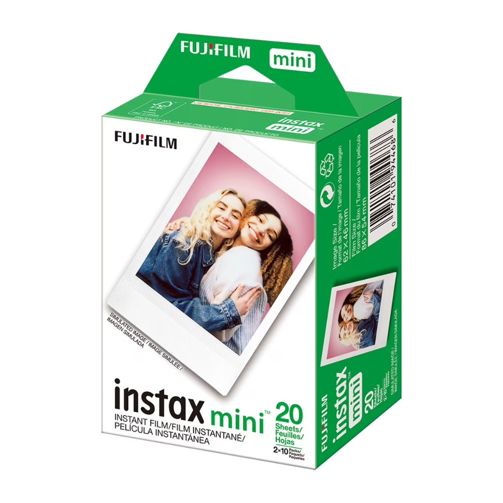 Instant Film Pack - インスタックスミニツインパックフィルム 20枚入り インスタントフォトペーパー ミニカメラ用 全インスタックスミニシリーズプリンターおよびアクセサリー対応