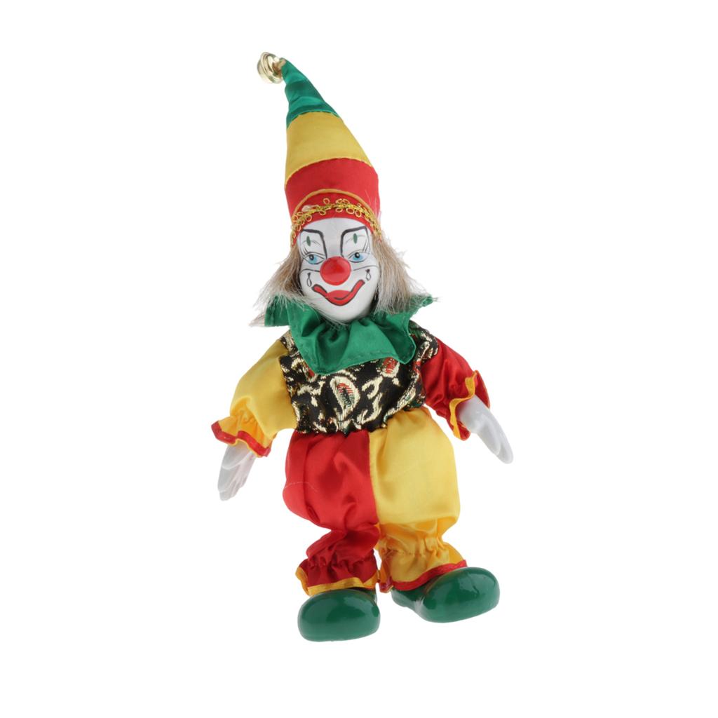 Vintage Collectible Clowns - ヴィンテージセラミックピエロスタンディングドールフィギュアフール大人のコレクタブル、ギフト用