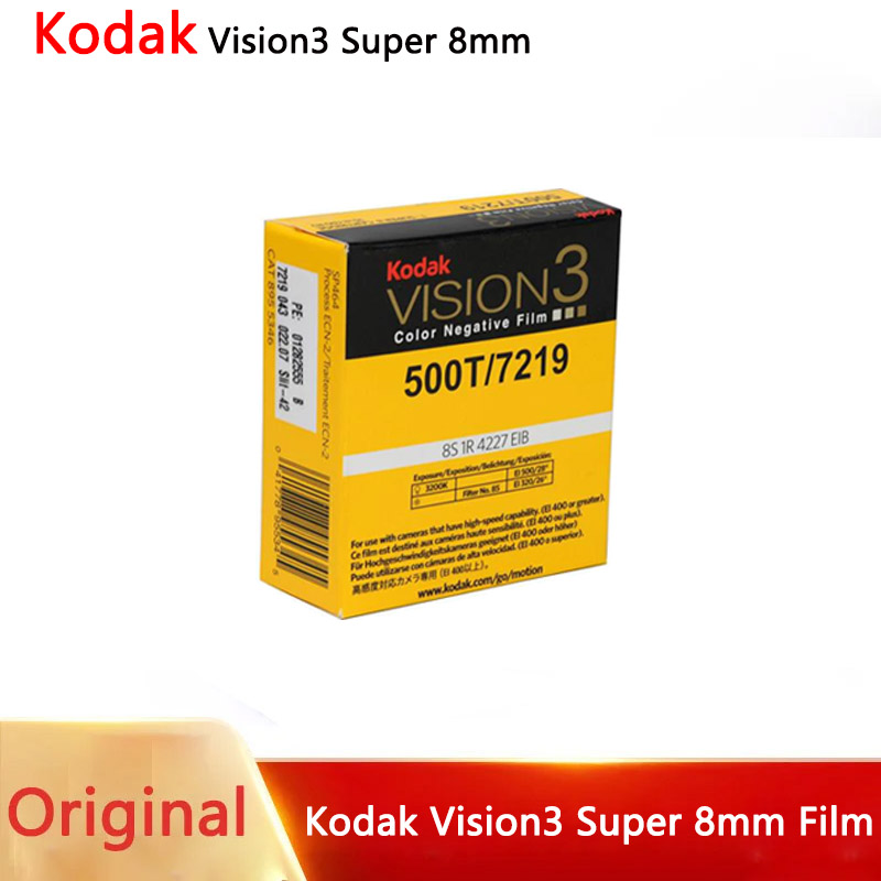 Instant Film Pack - クラシック コダック ビジョン3 スーパー8mm 映画フィルム 1/2/3パック