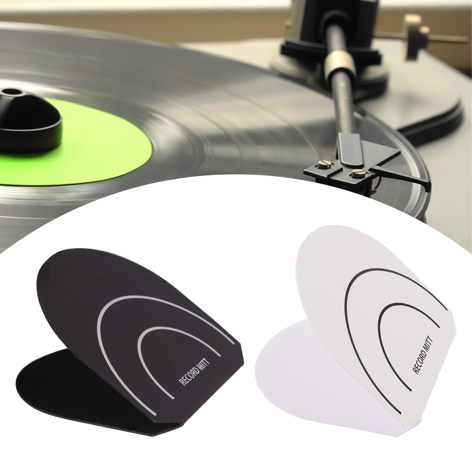 Vinyl Record Cleaner - ビニールレコードグローブターンテーブルマットダスト&指紋リムーバープロテクタースリップマットLPコレクター家庭用ショップライブパフォーマンス