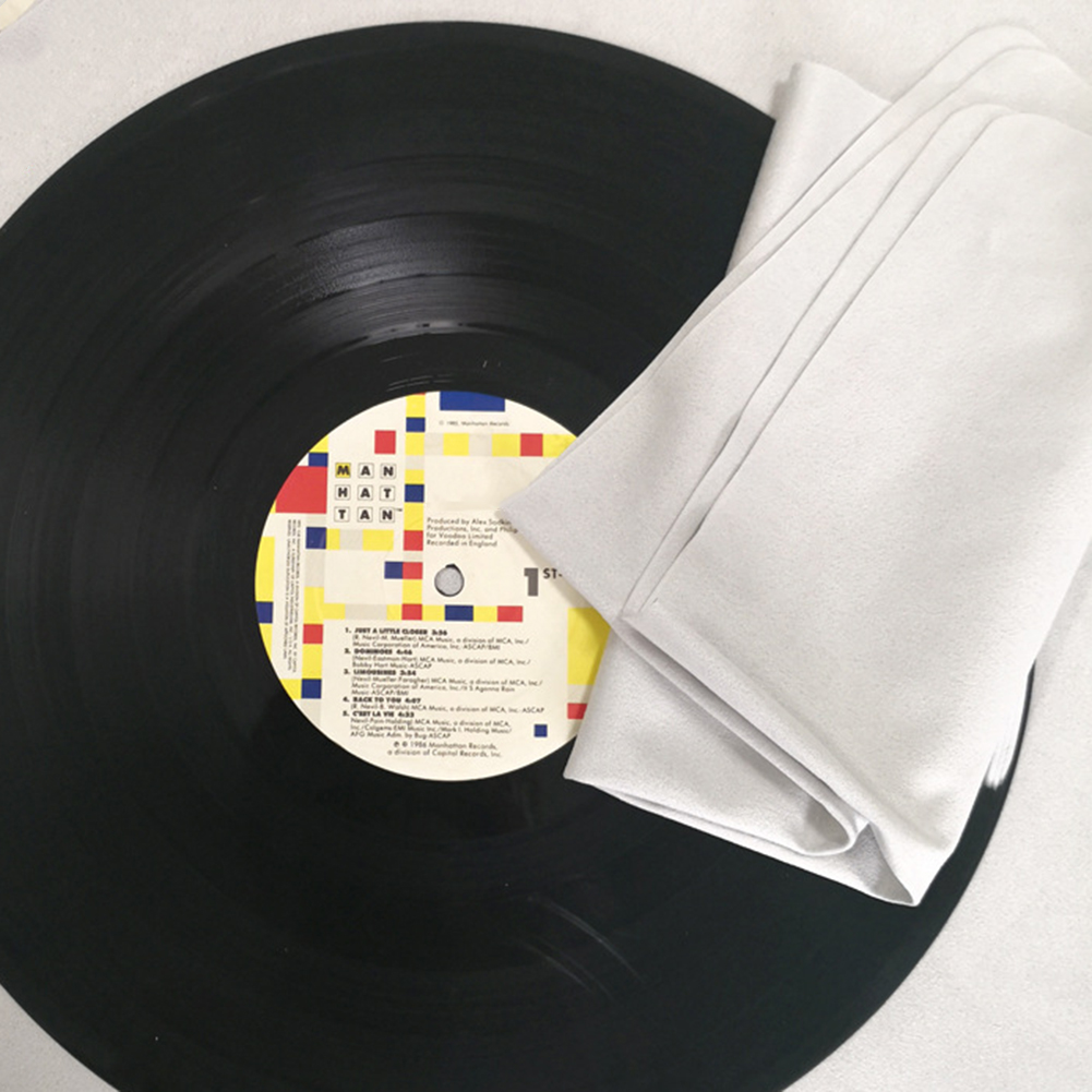 5 個 CD クリーニングクロスマイクロファイバー帯電防止ク - Vinyl Record Cleaner のレビューと価格