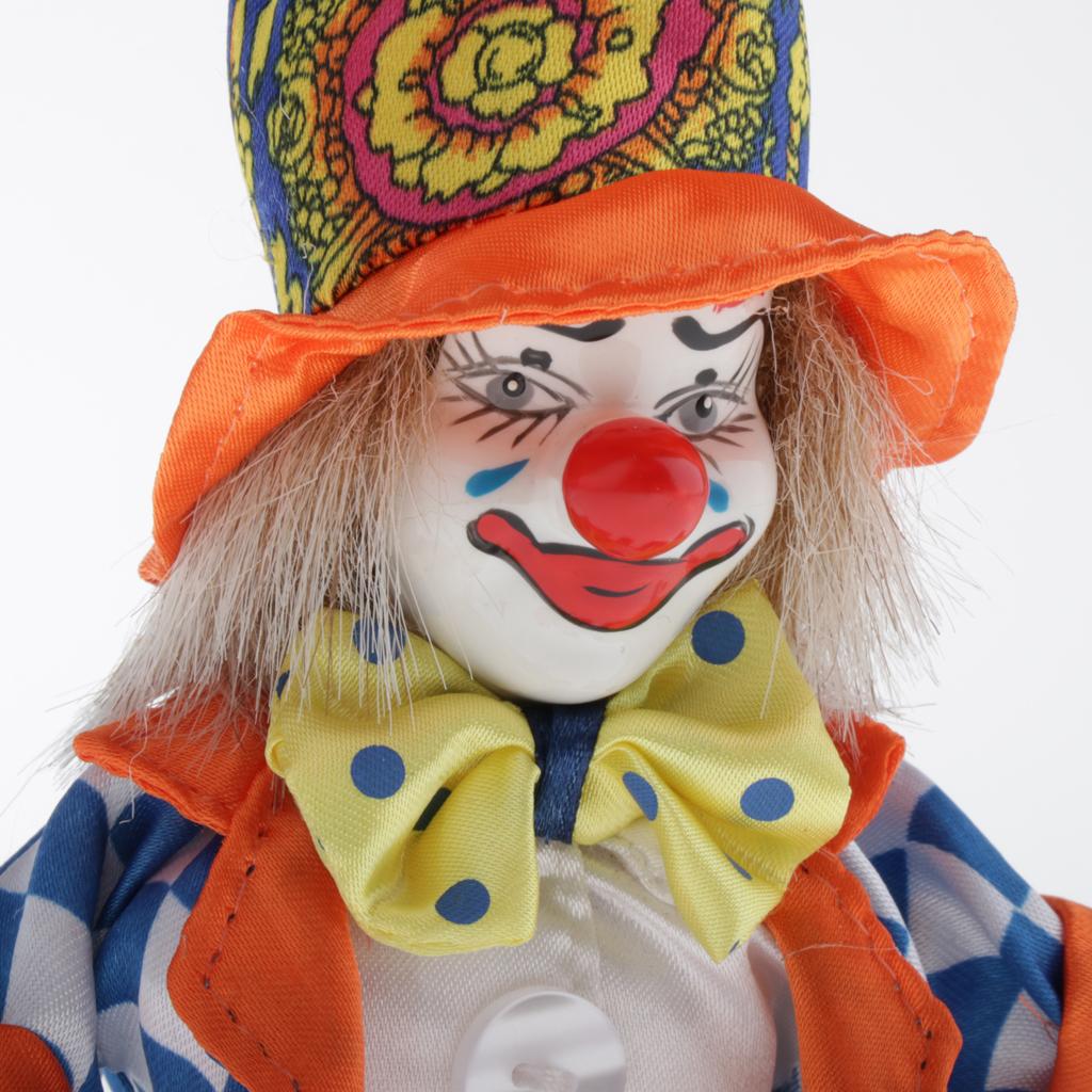 セラミック磁器製道化師人形、コレクタブルミニチュア、ヴィンテ - Vintage Collectible Clowns のレビューと価格