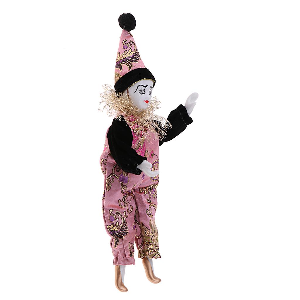 22cmの磁器製ピエロ人形、コレクターズアイテム、ヴィンテー - Vintage Collectible Clowns のレビューと価格