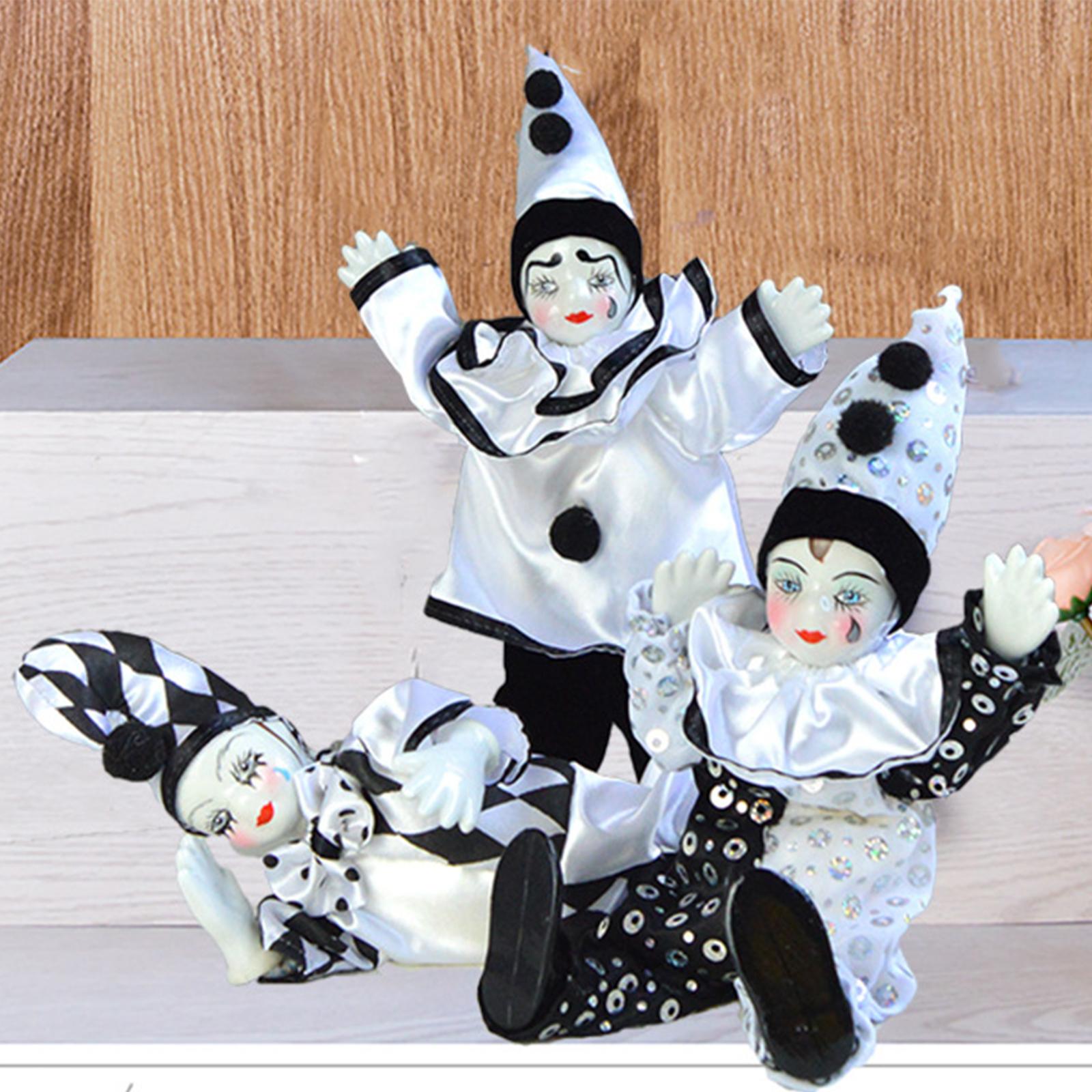 ヴィンテージピエロ人形クラフトコレクタブル装飾品リビングルー - Vintage Collectible Clowns のレビューと価格