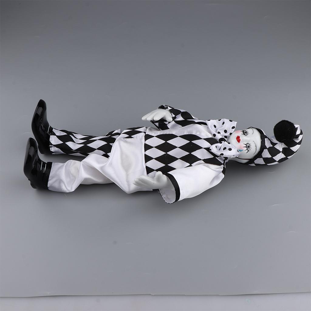 面白い磁器製ピエロ人形、ヴィンテージセラミックハーレクイン、 - Vintage Collectible Clowns のレビューと価格