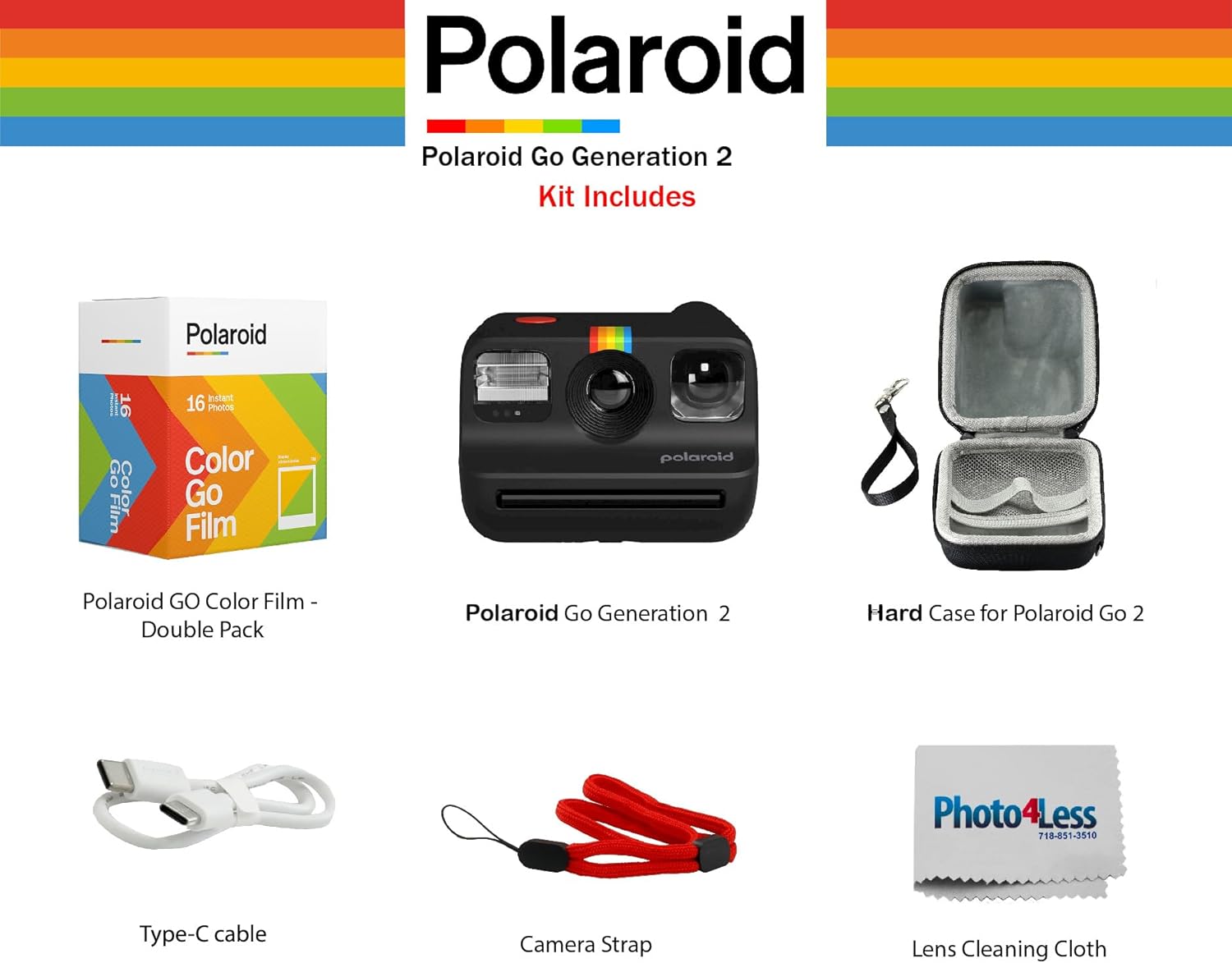 インスタントフィルムミニカメラ（ブラック）にはカラーフィルム - Instant Film Pack のレビューと価格