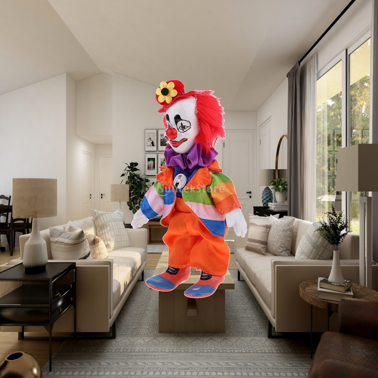 ミニ磁器製クラウンドール 18cm ヴィンテージスタイル コ - Vintage Collectible Clowns のレビューと価格