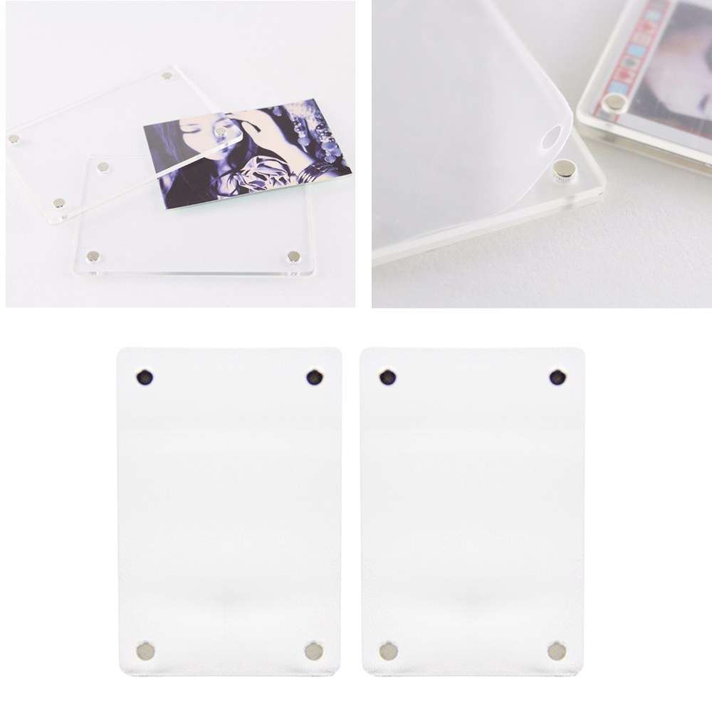 1-10 パック 3 インチアクリル冷蔵庫磁気両面フォトフレ - Instant Film Pack のレビューと価格