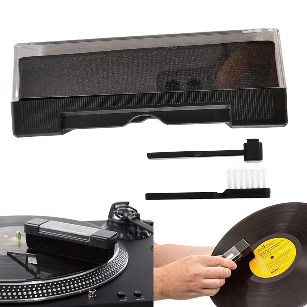 ビニールレコードプレーヤー用のほこり除去ブラシ,帯電防止クリ - Vinyl Record Cleaner のレビューと価格