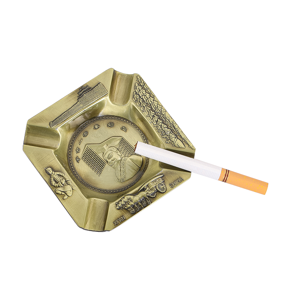 ヴィンテージ亜鉛合金灰皿、中国の秦始皇が刻んだ灰皿、オフィス - Vintage Collectible Ashtrays のレビューと価格