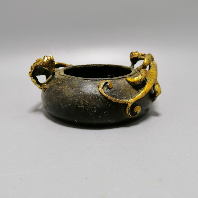 ヴィンテージ飾りガラスドラゴン真鍮スタディペンウォッシュ灰皿 - Vintage Collectible Ashtrays のレビューと価格