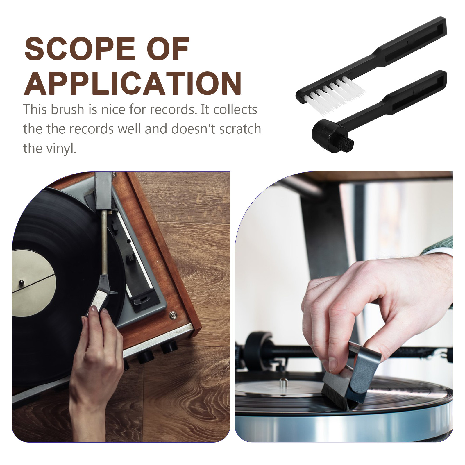 2個入りレコードプレーヤーニードルクリーナー、ビニールクリー - Vinyl Record Cleaner のレビューと価格