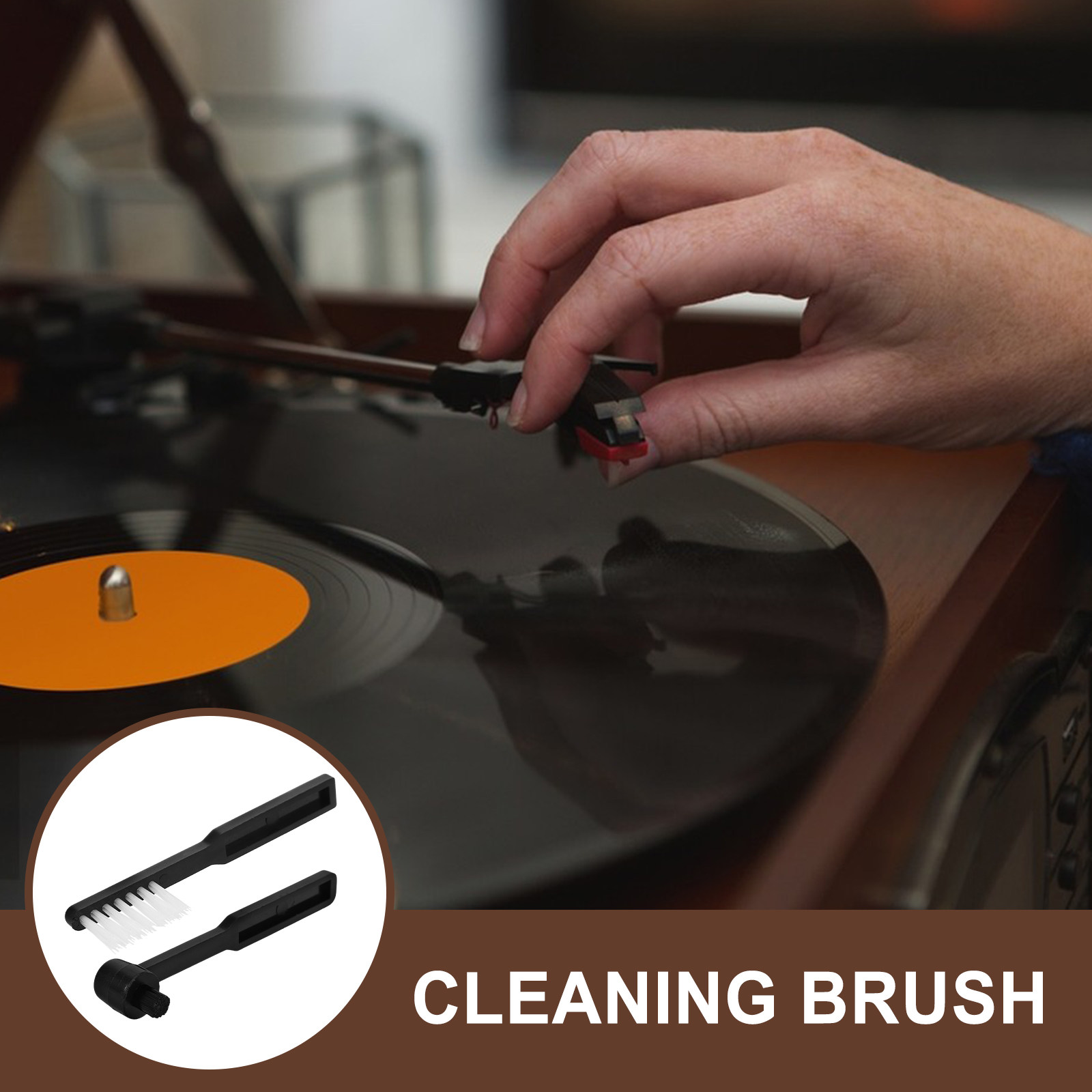 2個入りレコードプレーヤーニードルクリーナー、ビニールクリー - Vinyl Record Cleaner のレビューと価格