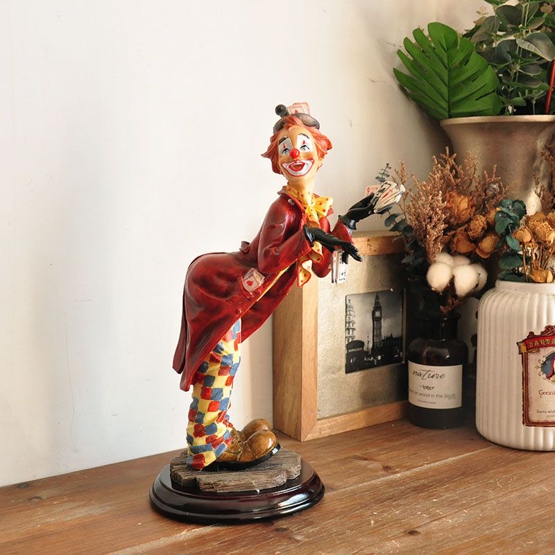 ヴィンテージ手作り絵画パフォーマンスの道化師フィギュア、樹脂 - Vintage Collectible Clowns のレビューと価格