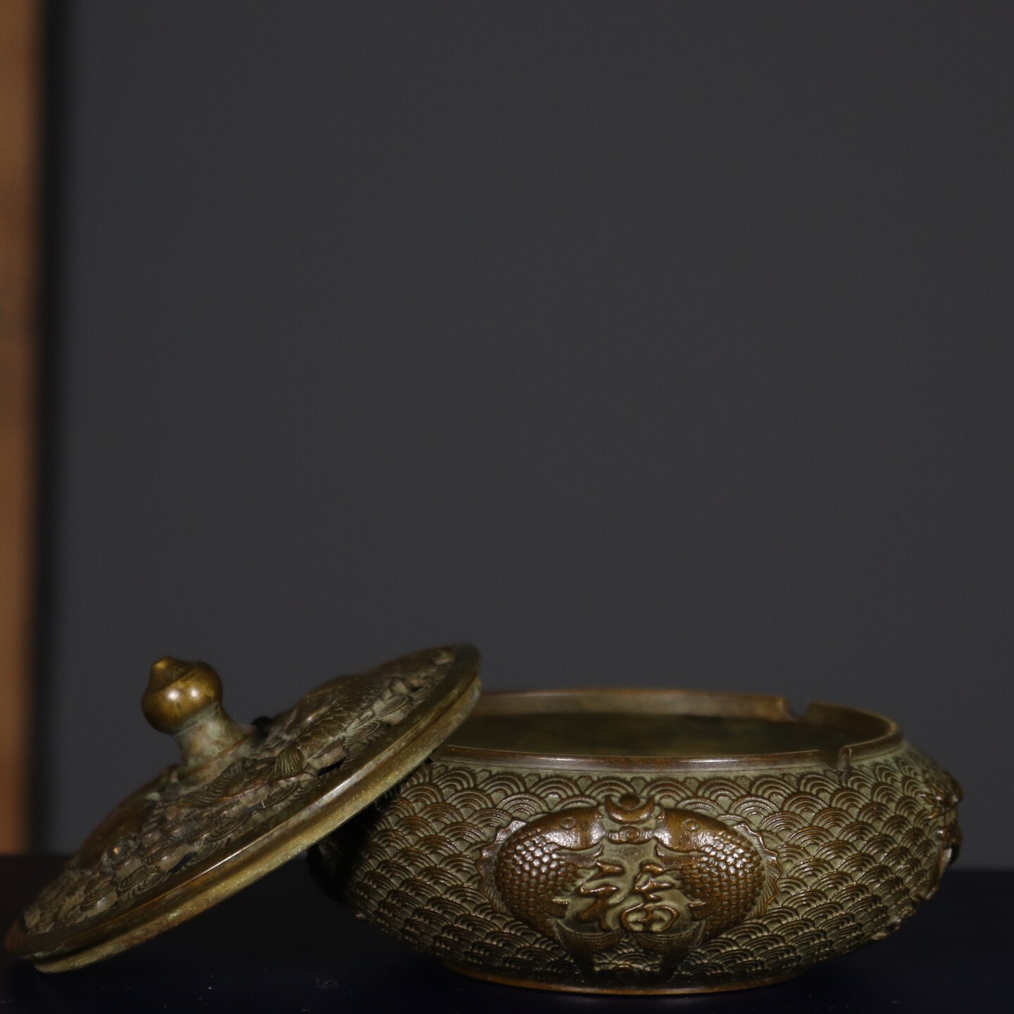 アンティーク純銅ダブルフィッシュ灰皿ヴィンテージ真鍮クラフト - Vintage Collectible Ashtrays のレビューと価格