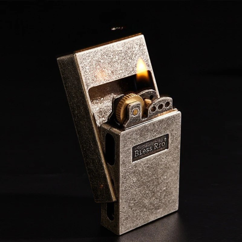 レトロクラシック砥石式ライター ヴィンテージオープンフレーム - Vintage Collectible Lighters のレビューと価格