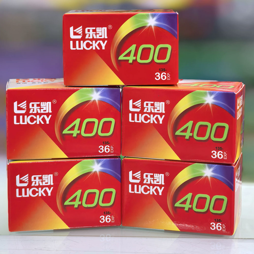 LUCKY ISO 400カラーフィルム 1/2/5/8/1 - Film Camera 35Mm のレビューと価格