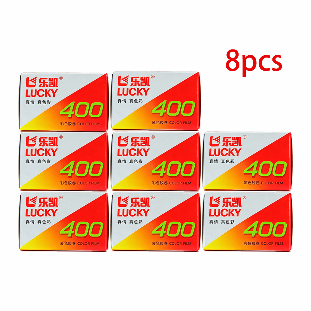 LUCKY ISO 400カラーフィルム 1/2/5/8/1 - Film Camera 35Mm のレビューと価格