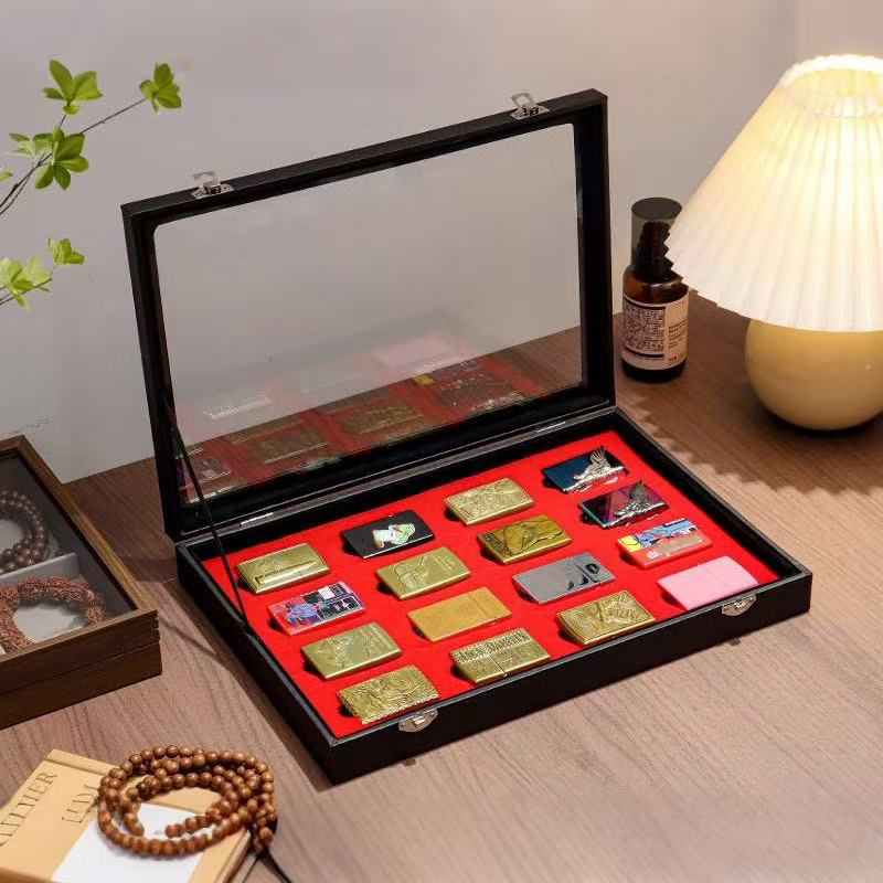 ライター収納ボックス、マルチコンパートメントライターディスプ - Vintage Collectible Lighters のレビューと価格