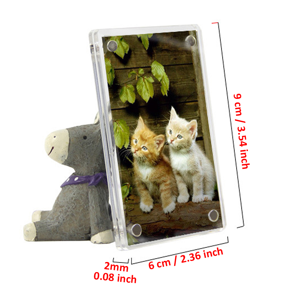 1-10枚パック 3インチ アクリル製 冷蔵庫用マグネット式 - Instant Film Pack のレビューと価格