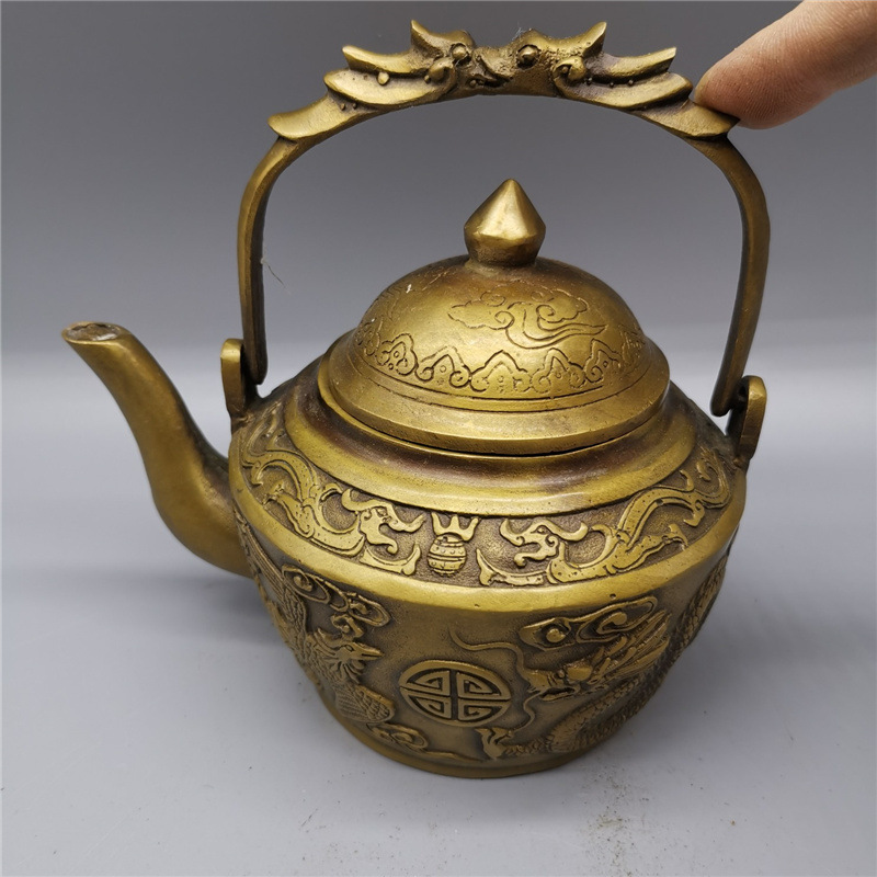 アンティーク調手工芸品コレクション：ヴィンテージ真鍮龍鳳ティ - Vintage Collectible Market のレビューと価格