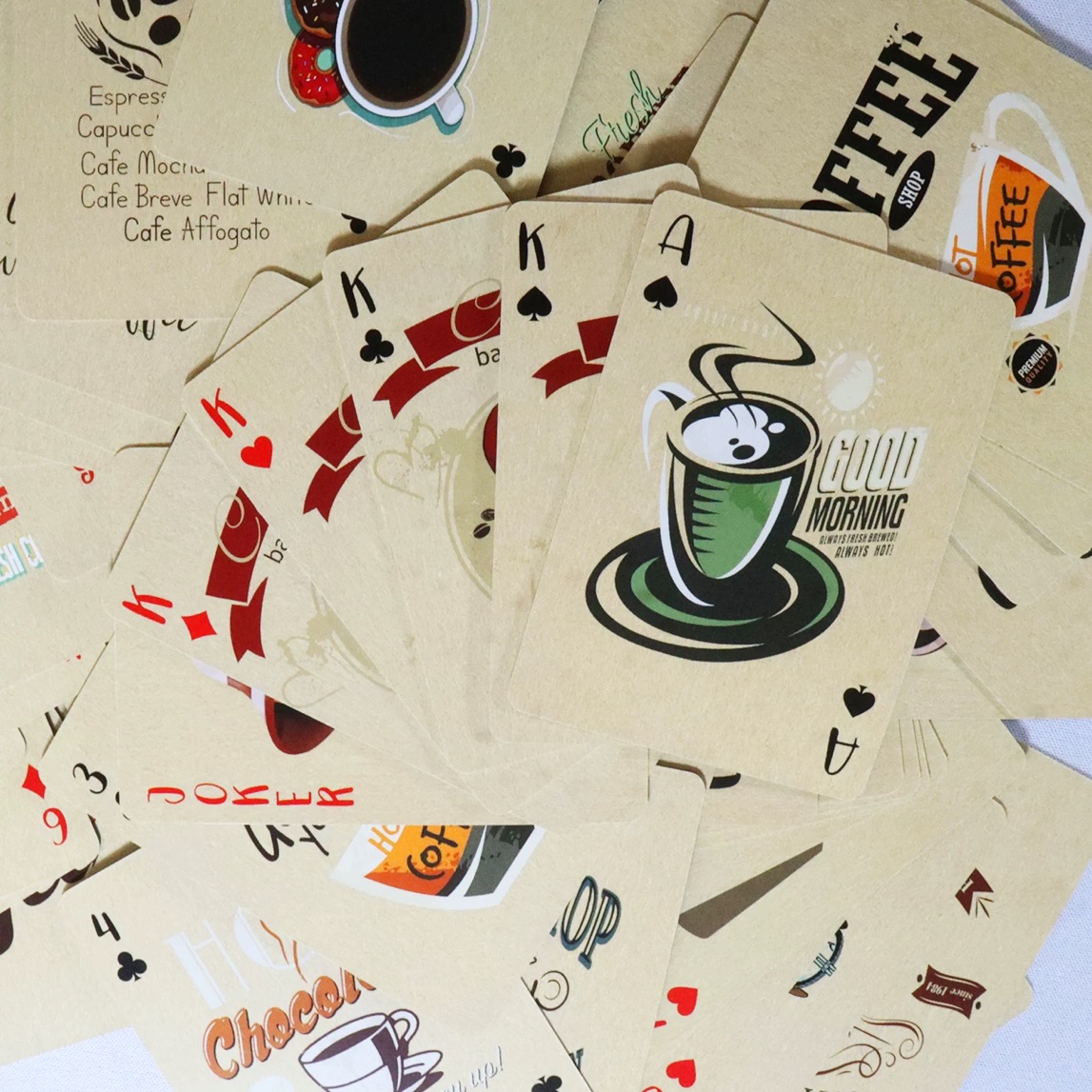 54枚のクラシックプリントビンテージカードデッキ、ボードゲー - Vintage Collectible Playing Cards のレビューと価格
