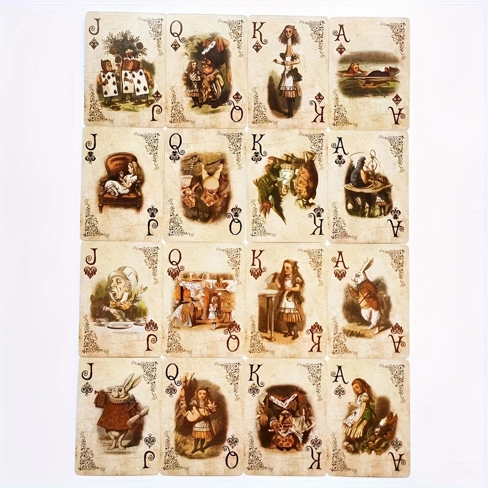 54枚入り アリス ヴィンテージ ペーパー ポーカーカード  - Vintage Collectible Playing Cards のレビューと価格