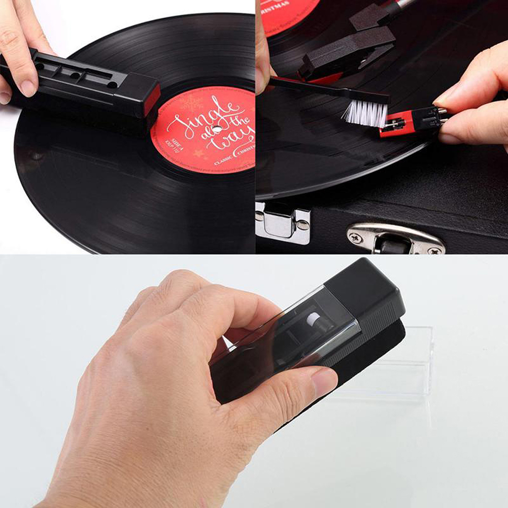 3個入りビニールレコードクリーナーキット、レコードプレーヤー - Vinyl Record Cleaner のレビューと価格