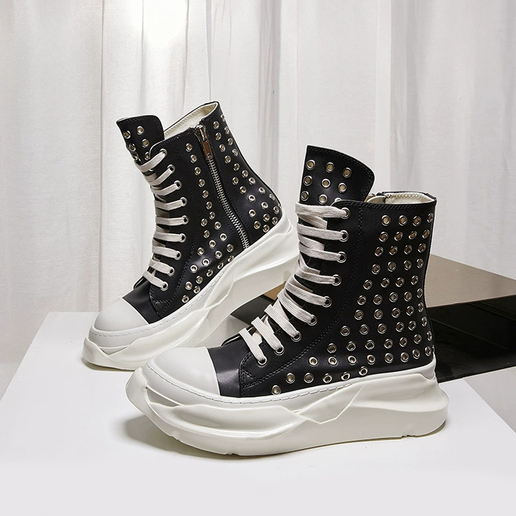 ヴィンテージメンズシューズハイカットプラットフォームブーツ身 - Vintage Zipper のレビューと価格
