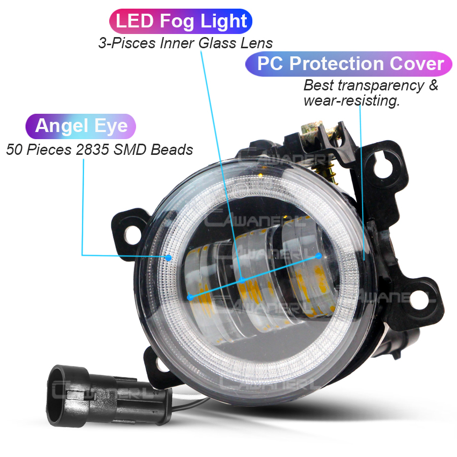 エンジェルアイ-車,LEDレンズ,フォグライト,左右,フォー - Darkroom Enlarger Lens のレビューと価格