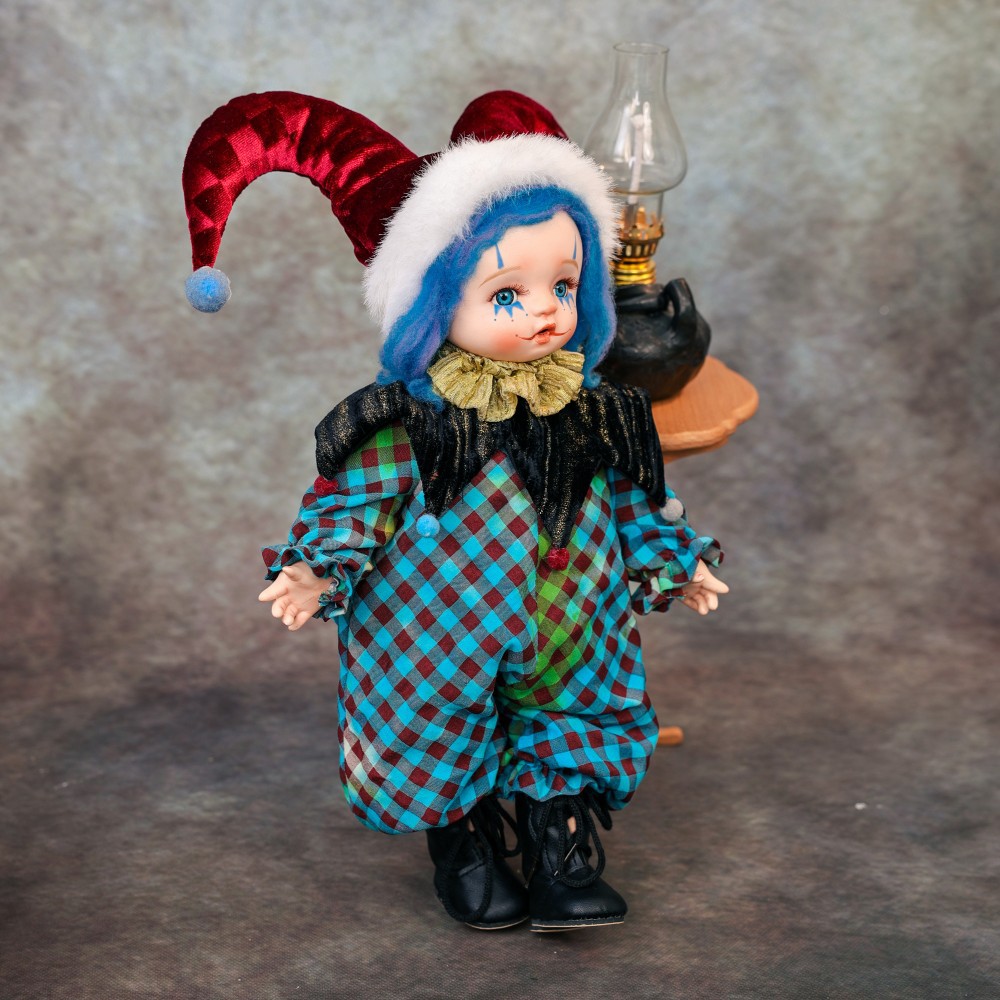 ハロウィンギフト 14インチ セラミックピエロ人形 ヴィンテ - Vintage Collectible Clowns のレビューと価格